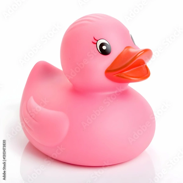 Obraz Flamingo pink inflatable 3d render with background