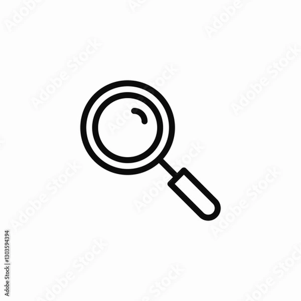 Fototapeta search engine icon sign vector