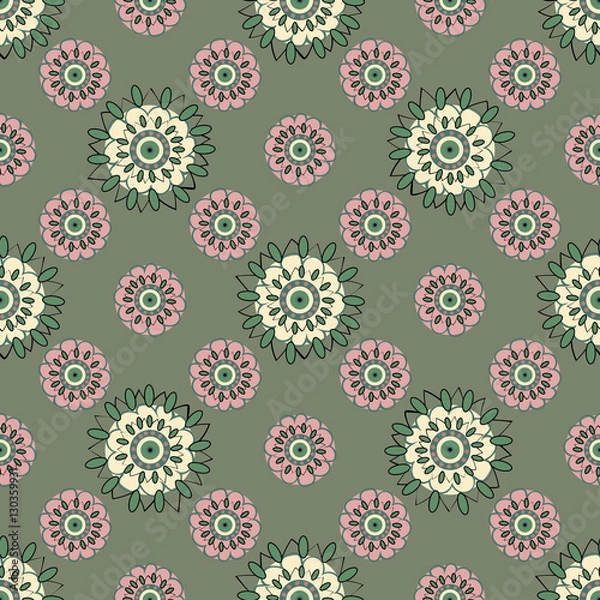 Fototapeta Ethnic seamless pattern.