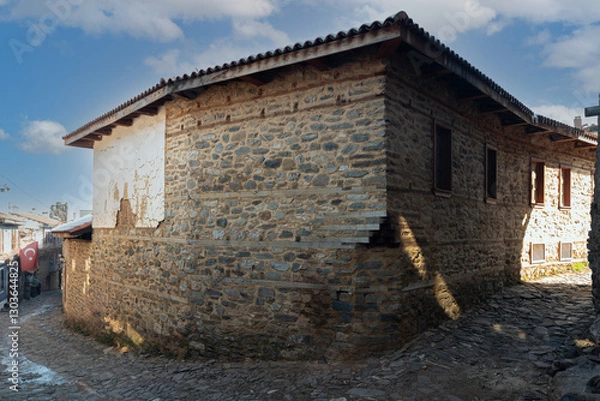 Fototapeta Village of Cumalikizik, UNESCO Heritage site, Bursa, Bursa Province, Turkey, 700 years old Ottoman village.