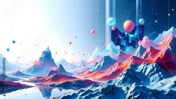 Fototapeta abstract vector background