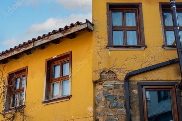 Fototapeta Village of Cumalikizik, UNESCO Heritage site, Bursa, Bursa Province, Turkey, 700 years old Ottoman village.