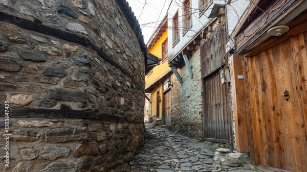 Fototapeta Village of Cumalikizik, UNESCO Heritage site, Bursa, Bursa Province, Turkey, 700 years old Ottoman village.