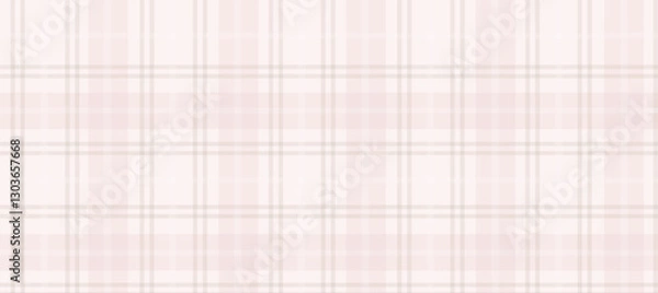 Obraz Plaid pastel pattern, light color lines background vector illustration