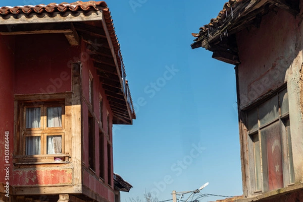 Fototapeta Village of Cumalikizik, UNESCO Heritage site, Bursa, Bursa Province, Turkey, 700 years old Ottoman village.