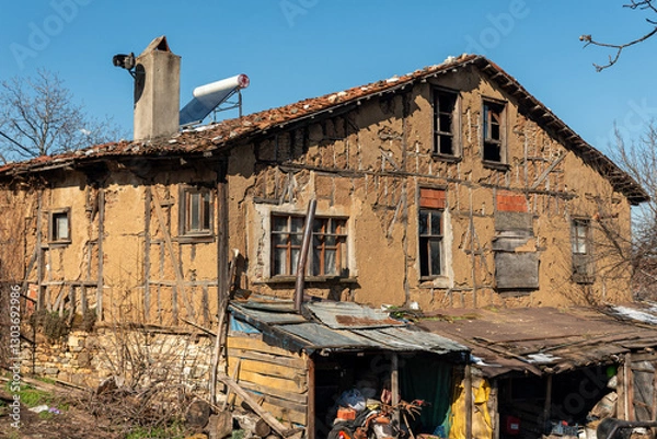 Fototapeta Village of Cumalikizik, UNESCO Heritage site, Bursa, Bursa Province, Turkey, 700 years old Ottoman village.