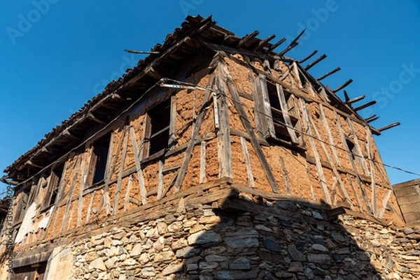 Fototapeta Village of Cumalikizik, UNESCO Heritage site, Bursa, Bursa Province, Turkey, 700 years old Ottoman village.
