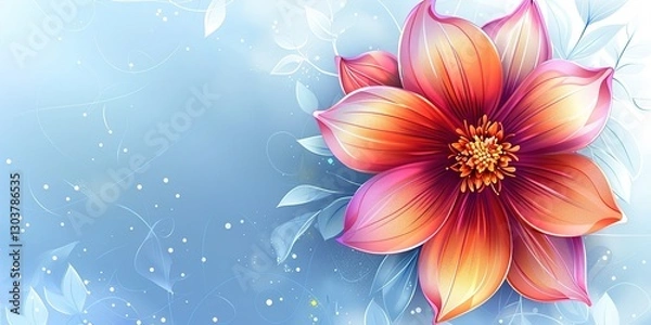 Obraz abstract flower background