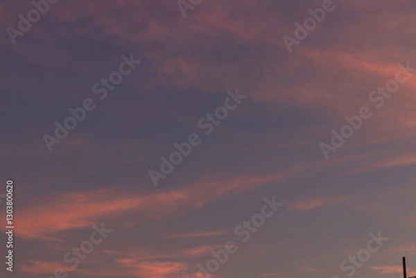 Obraz sunset in the clouds
