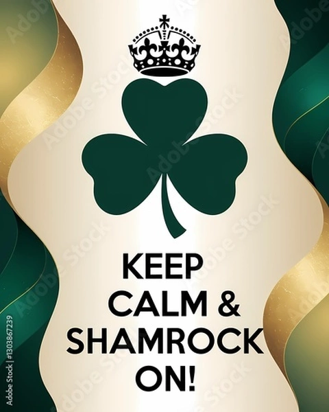 Obraz 2d design for st patrick's day