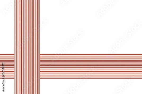 Obraz White background with red horizontal and vertical lines