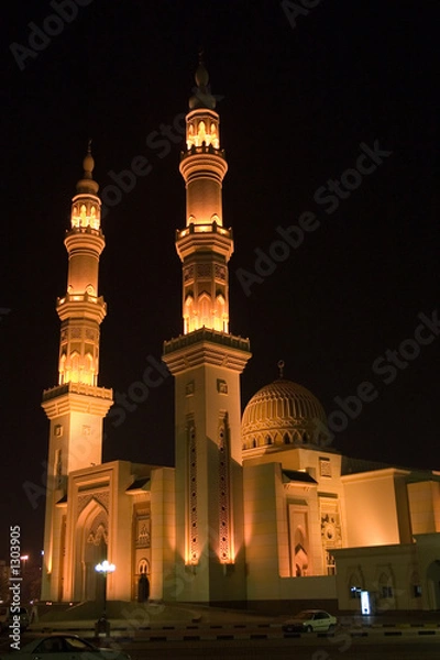 Fototapeta mosqué à dubai