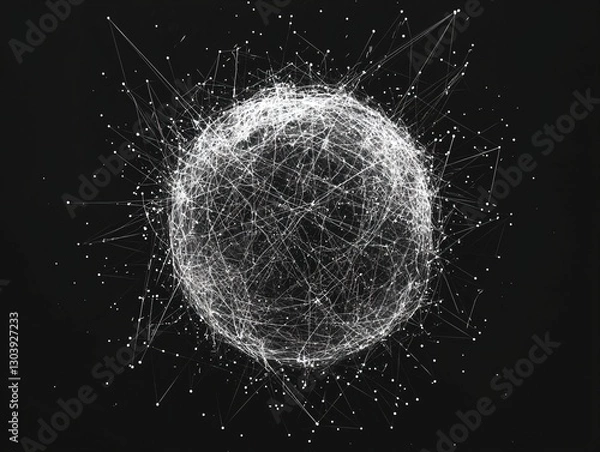 Fototapeta Global Network