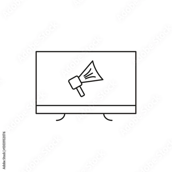 Fototapeta Comprehensive Marketing & SEO Editable Line Icon Set | Digital Marketing, Search Engine Optimization, Analytics, Advertising, and Business Strategy Icons for Websites, Branding, and Growth Solutions