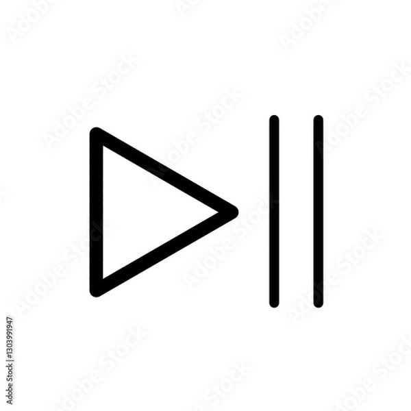 Obraz 一時停止ボタンのアイコン