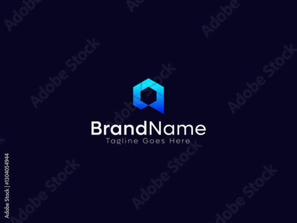 Obraz Gradient Modern Logo