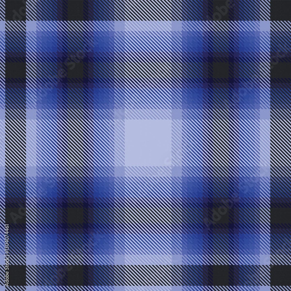 Obraz Blue Ombre Plaid textured Seamless Pattern