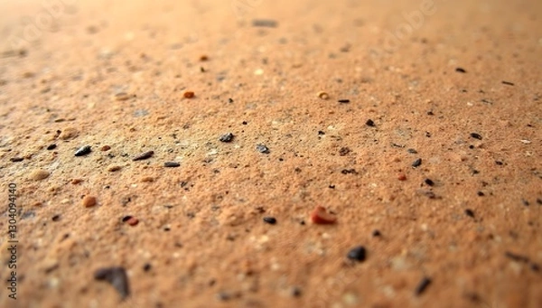 Fototapeta Rough Sandy Surface with Tiny Pebbles and Texture
