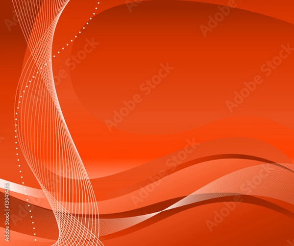 Fototapeta Abstract red background. Vector illustration