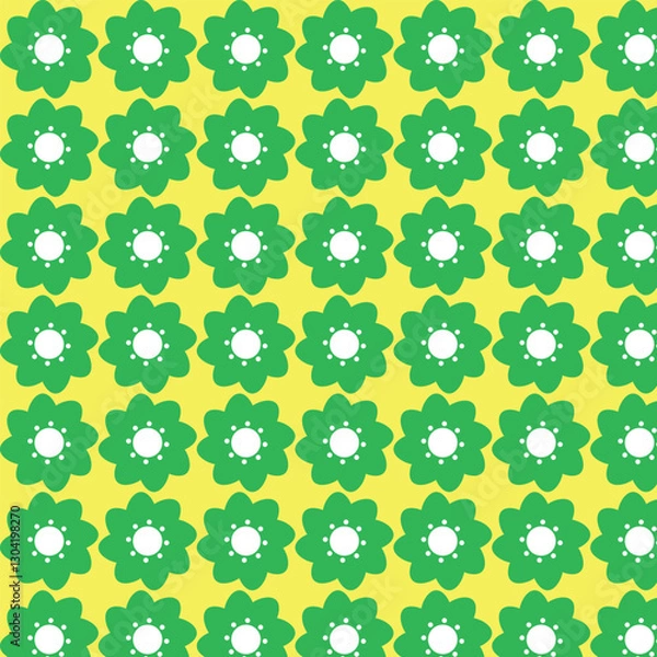 Fototapeta seamless floral pattern