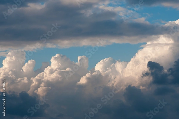 Obraz sky with clouds and clouds