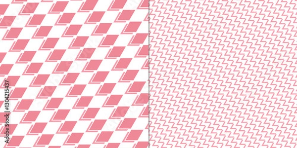 Obraz  Seamless pattern design with abstract geometric background 