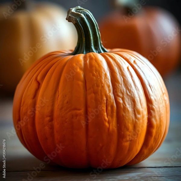 Obraz pumpkin on a wooden table