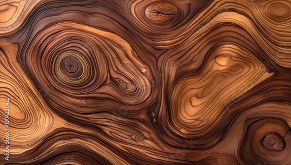 Obraz Intricate Natural Wood Grain Patterns