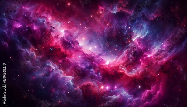 Fototapeta Colorful space galaxy cloud nebula.  Stray night cosmos. Universe science astronomy. Supernova background wallpaper