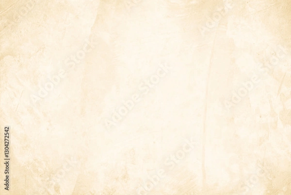 Obraz Colour old concrete wall texture background. Close up retro plain cream color cement wall background texture. Design paper vintage parchment element.