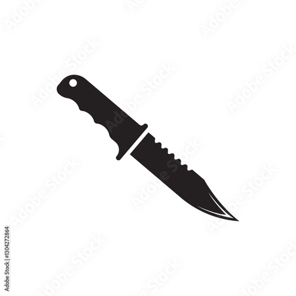 Obraz Survival knife icon