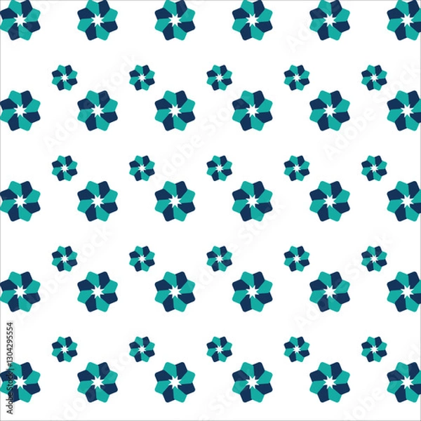 Fototapeta seamless pattern with flowers