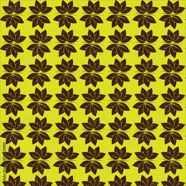 Fototapeta seamless pattern with flowers