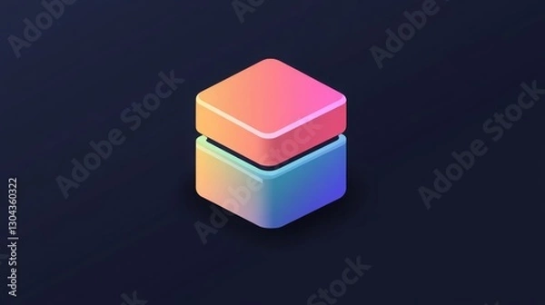 Obraz Simple vector icon for continuous convenience