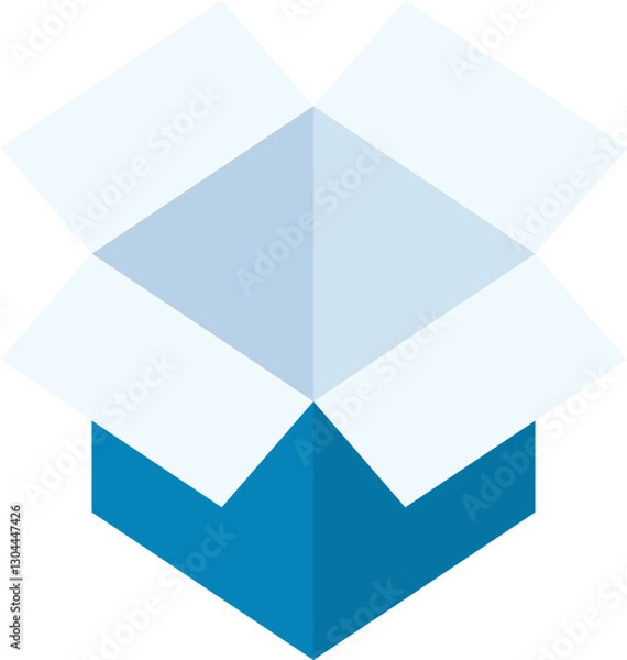 Fototapeta packaging flat web icon concept