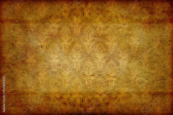Obraz victorian paper background with baroque