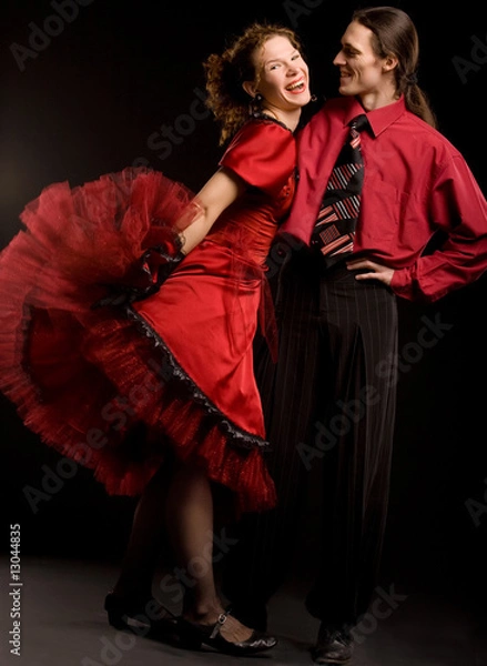 Fototapeta Swing dancers