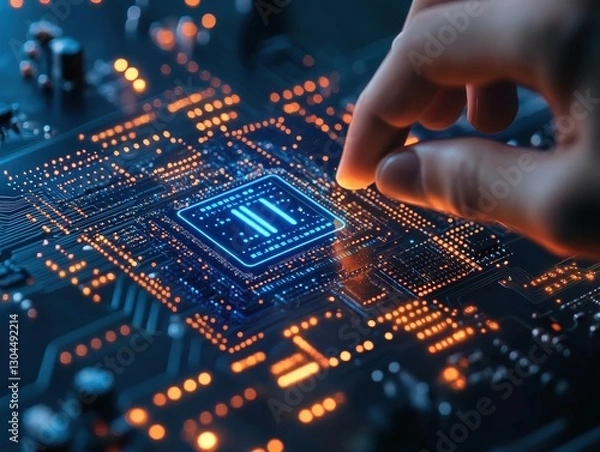 Fototapeta Artificial Intelligence Stock Image Collection