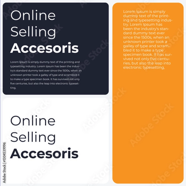 Obraz flyer template and social media template