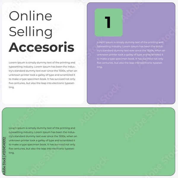 Obraz flyer template and social media template