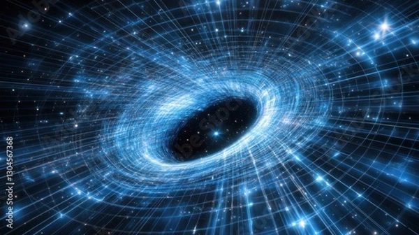 Fototapeta Celestial Vortex: A Journey Through the Cosmos