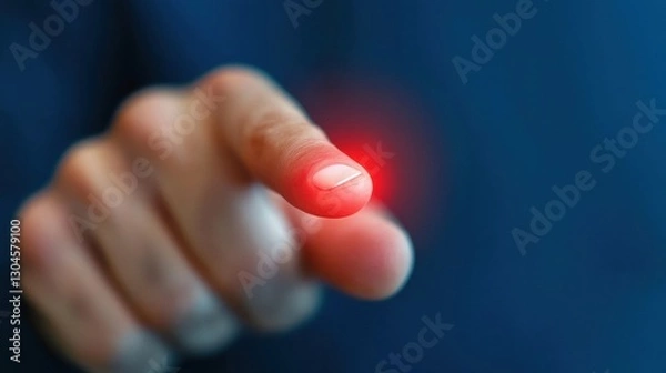 Obraz Modern Interior Design Highlighting Advanced Touchscreen Technology with User Interaction