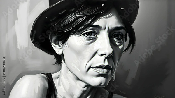 Fototapeta portrait of a young woman