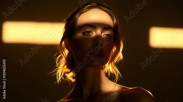 Fototapeta portrait of a young woman