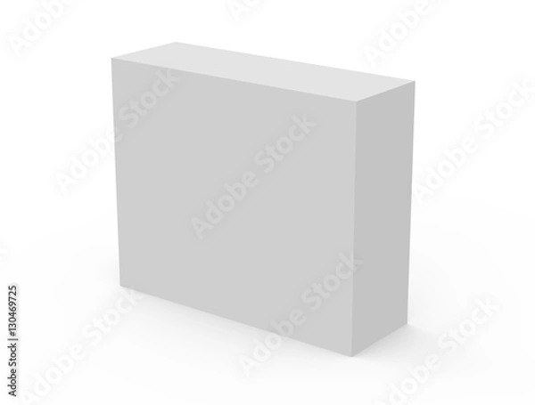 Fototapeta blank white box model