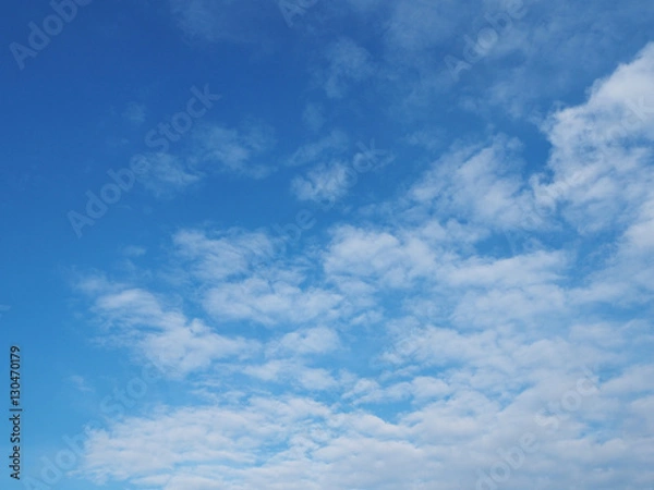 Fototapeta Blue sky and cloud for natural background