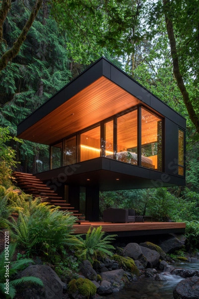 Obraz cabin in the woods