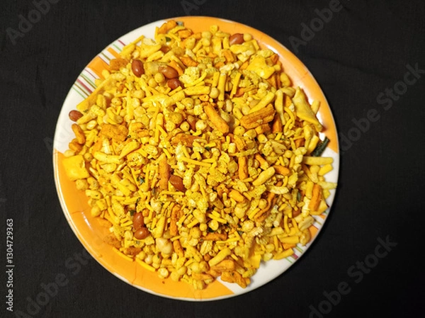 Obraz Crunchy Masala Namkeen Mixture