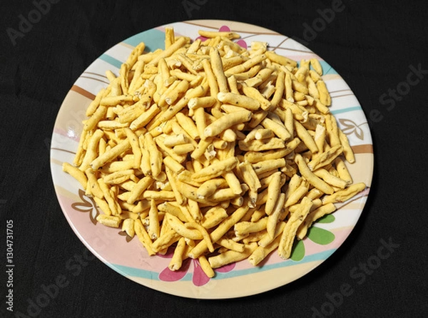 Obraz Crunchy Fried Besan Sticks Snack