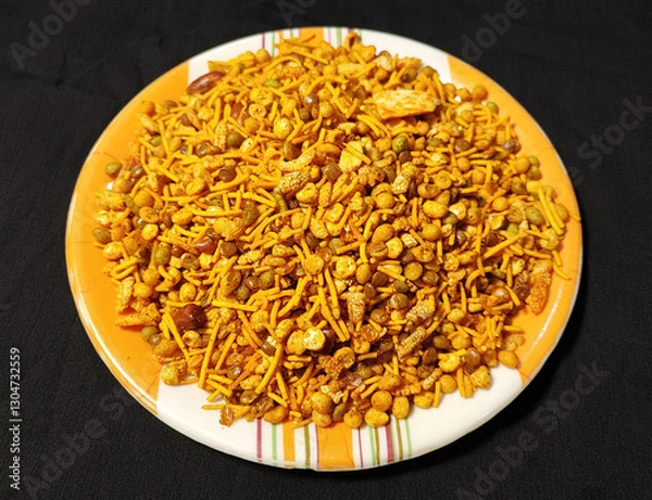 Obraz Spicy Mixture with Fried Lentils